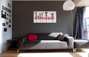Les Chats Penseurs Rouges