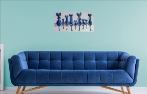 Les Chats Penseurs Bleus